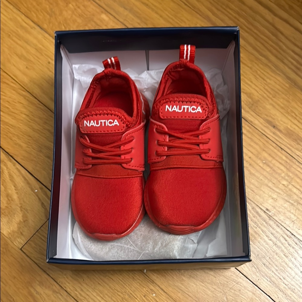 Nautica Kids Red Sneakers